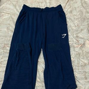 Navy Blue Gymshark Joggers. size small.